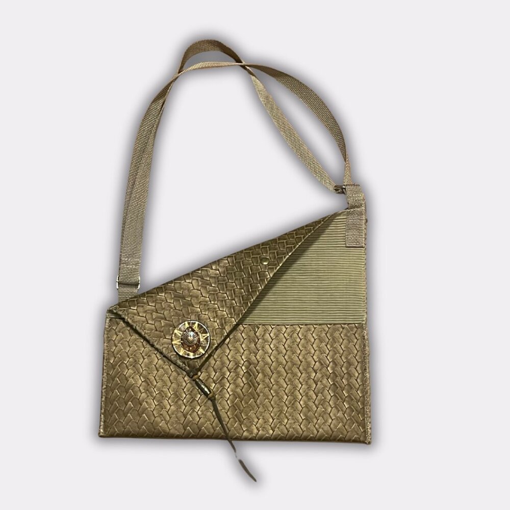 Handcrafted Authentic Bronze leather bag